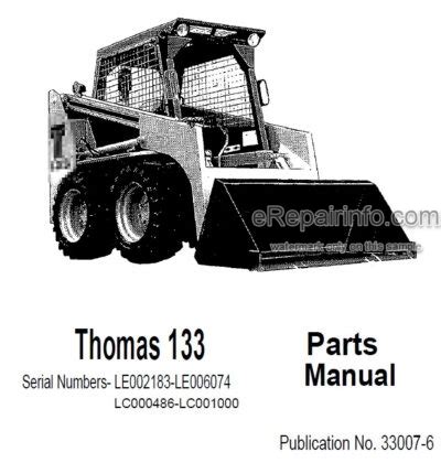 133 thomas skid steer|thomas 133 skid steer parts.